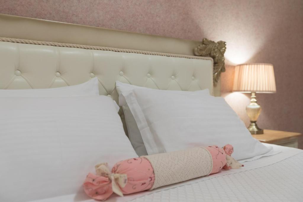 Postel nebo postele na pokoji v ubytování Elafonisos Resort