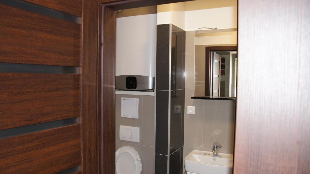 Koupelna v ubytování Apartmany pri lese