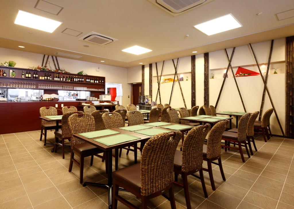 Restaurace v ubytování Quad Inn Yokote