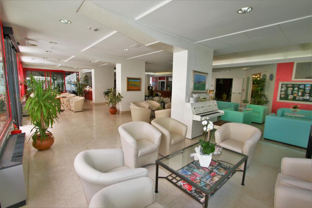 Posezení v ubytování Hotel De Amicis