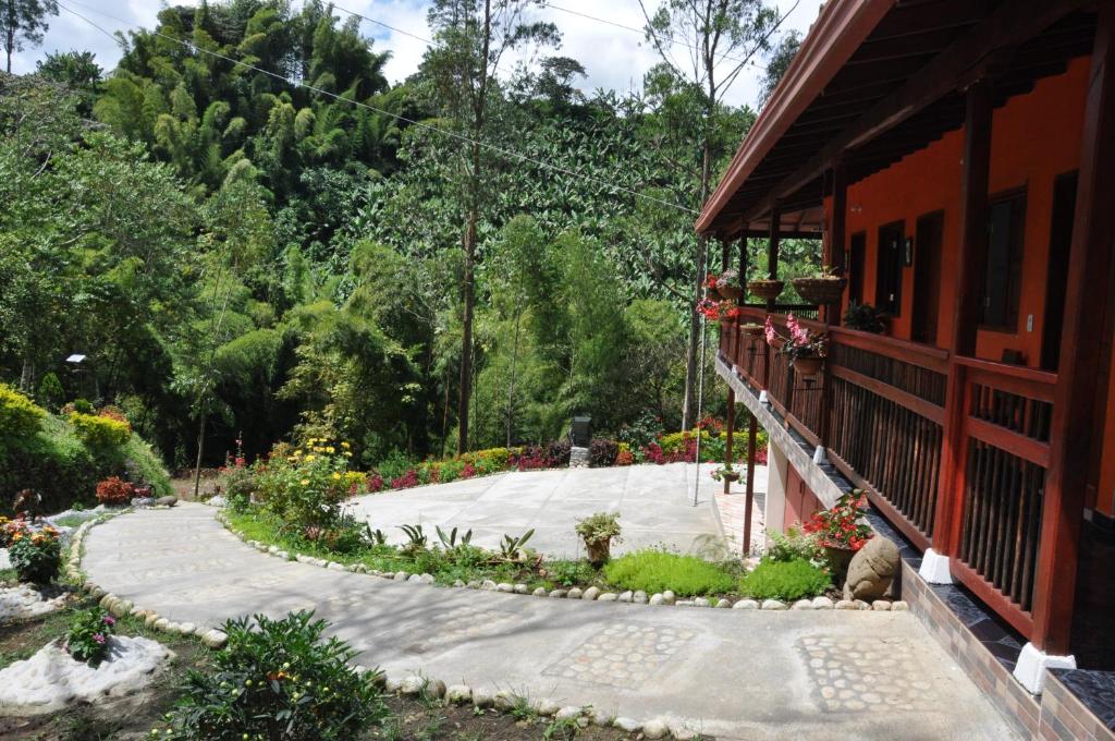 Zahrada ubytování Hotel Orillas del Pizano