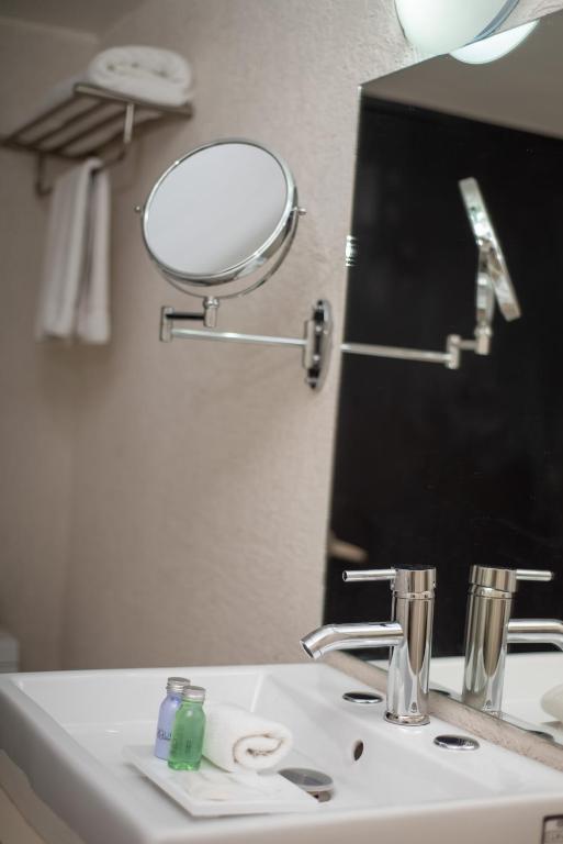 Koupelna v ubytování Hotel Ha