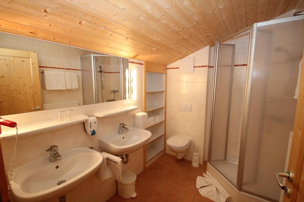 Kúpeľňa v ubytovaní Rimmlhof & Rimmlstube
