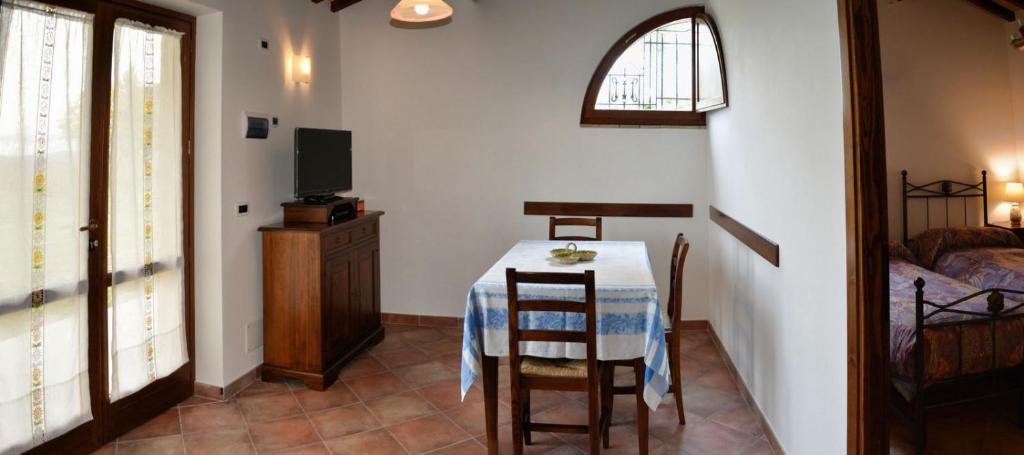 Kuchyň nebo kuchyňský kout v ubytování Agriturismo Le Case
