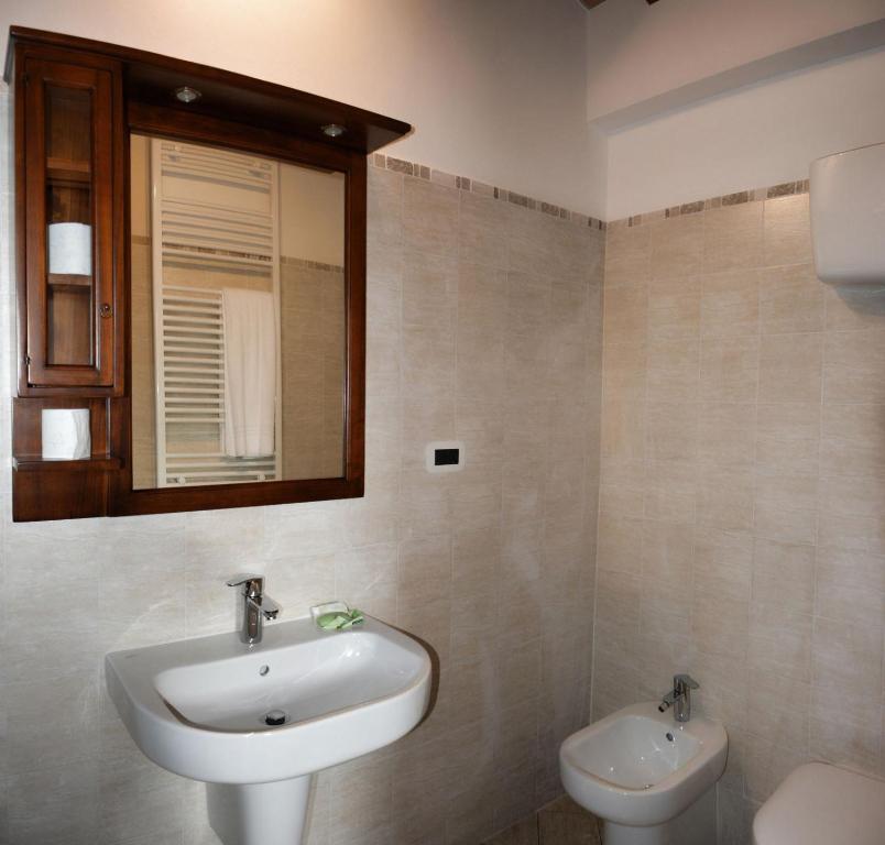 Koupelna v ubytování Agriturismo Le Case