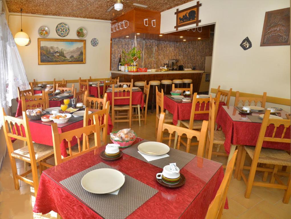 Restaurace v ubytování Hostal Julieta