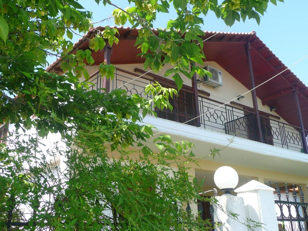 Balkón nebo terasa v ubytování Kallikratia Holiday Flat 1