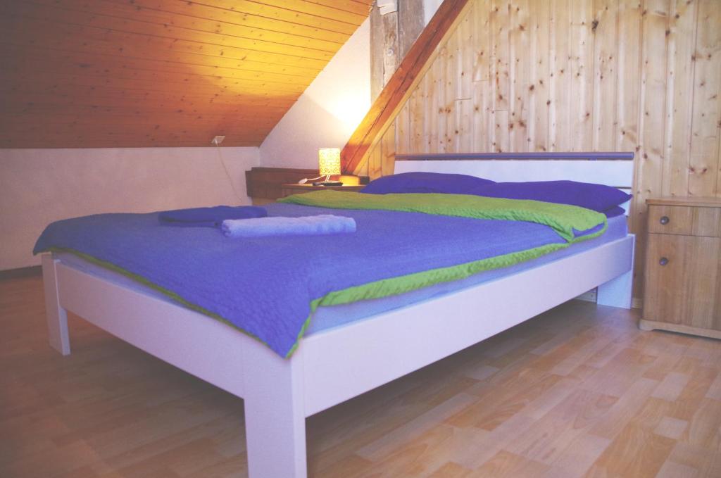 Postel nebo postele na pokoji v ubytování Guest house Pizzeria Pazza da Gianni