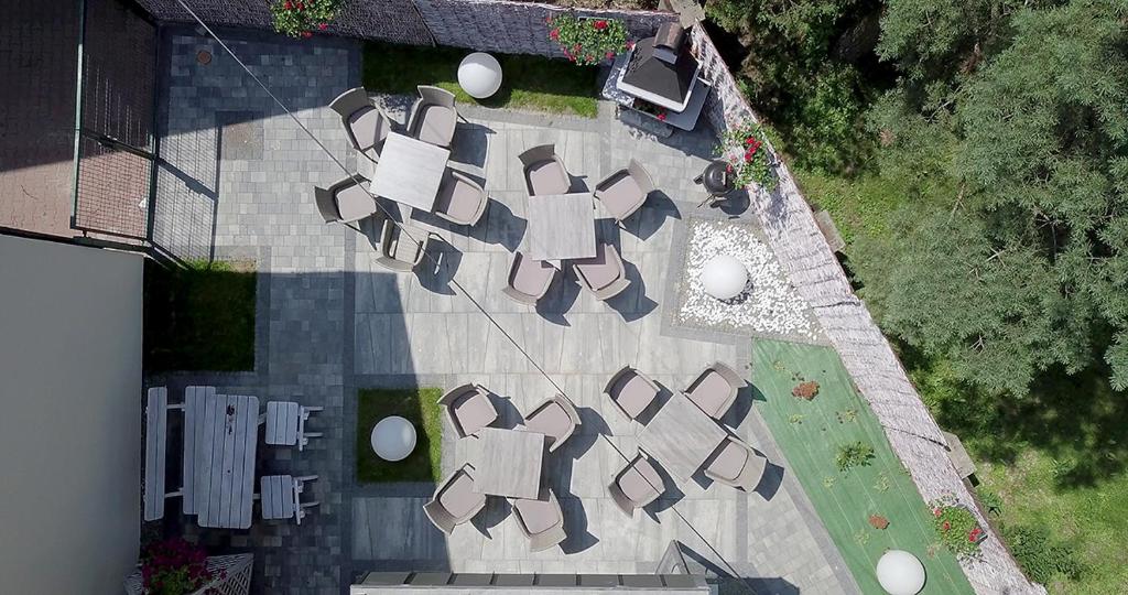 Pohľad z vtáčej perspektívy na ubytovanie Willa Ponikiewka