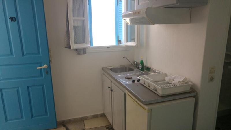 Kuchyň nebo kuchyňský kout v ubytování villa polemis