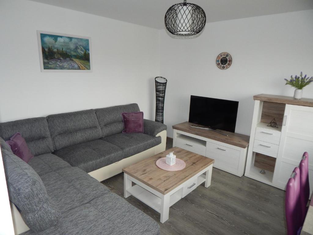 Ruang duduk di Apartmán LEMON