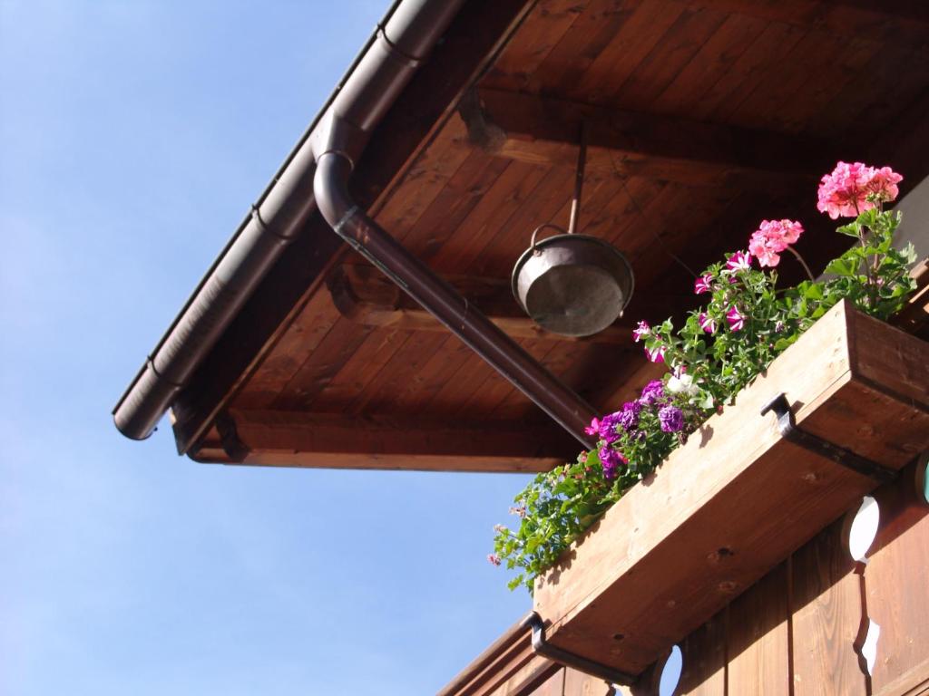 Balkón nebo terasa v ubytování Hotel Ferienhaus Fux