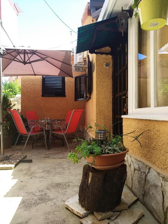 Patio nebo venkovní prostory v ubytování Apartman Plasse