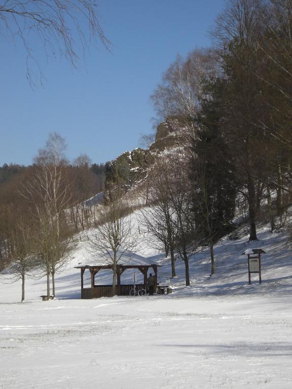 Gasthof Rhönperle v zimě