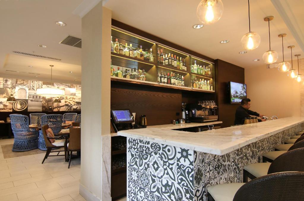 El lounge o bar de The Executive Hotel