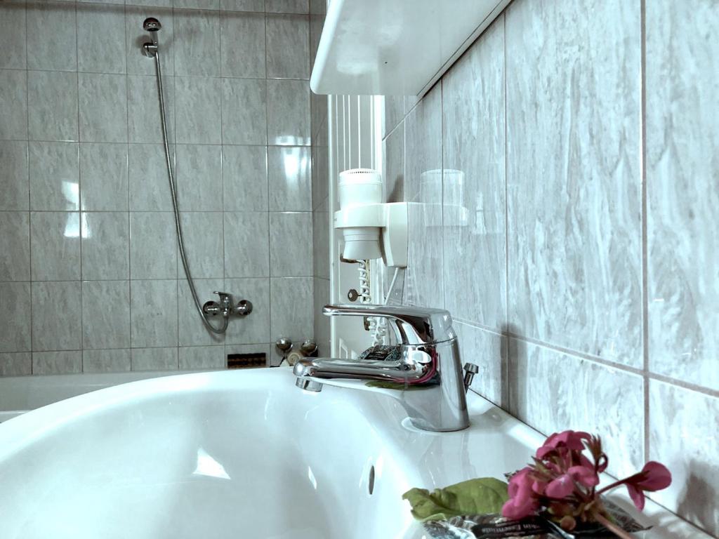 Koupelna v ubytování IONIAN SUITES by Bruskos