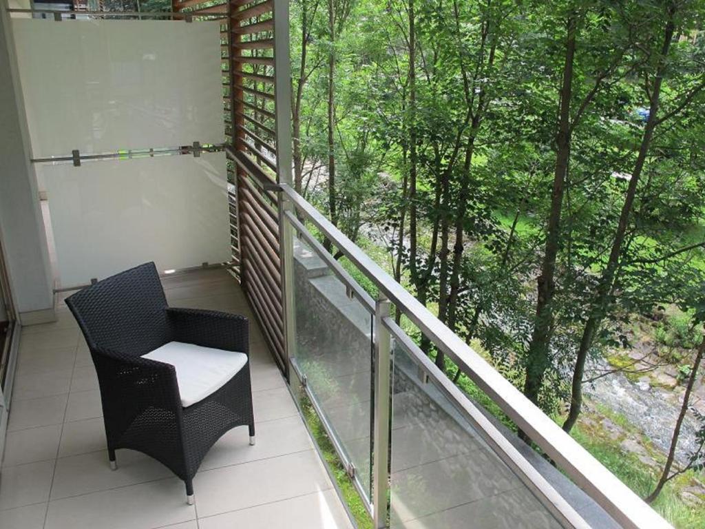 Balkón alebo terasa v ubytovaní TatryTop Stara Polana Spa