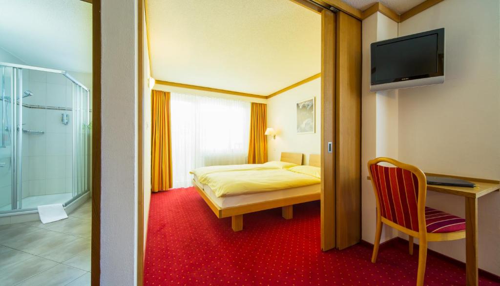 TV a/nebo společenská místnost v ubytování Hotel Excelsior