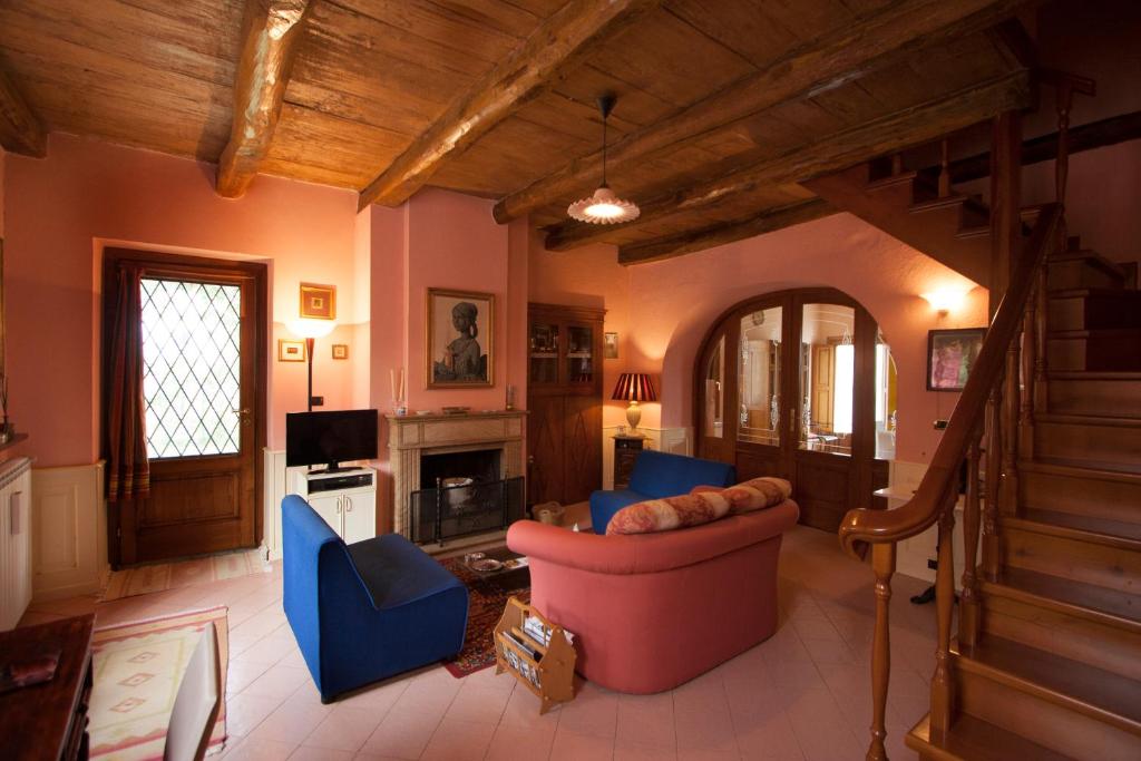 Posezení v ubytování Casa nel verde