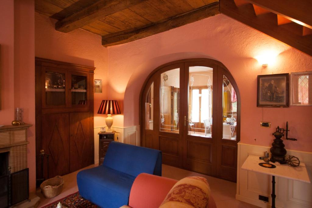 Posezení v ubytování Casa nel verde