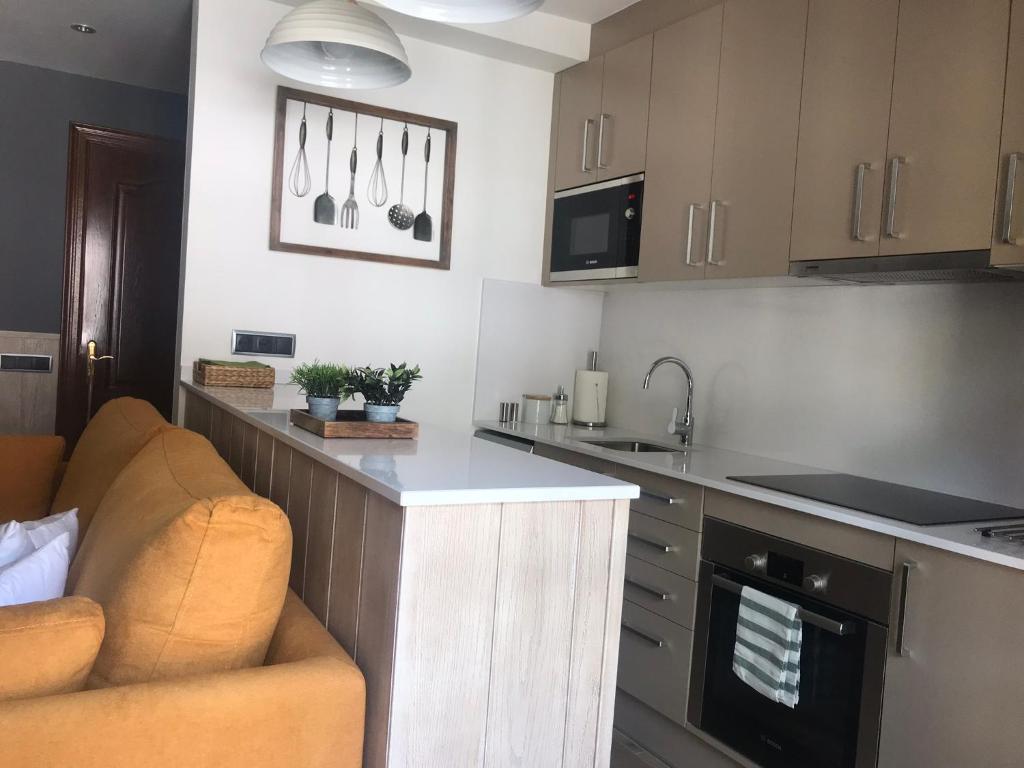 Kuchyňa alebo kuchynka v ubytovaní Apartament Neret II