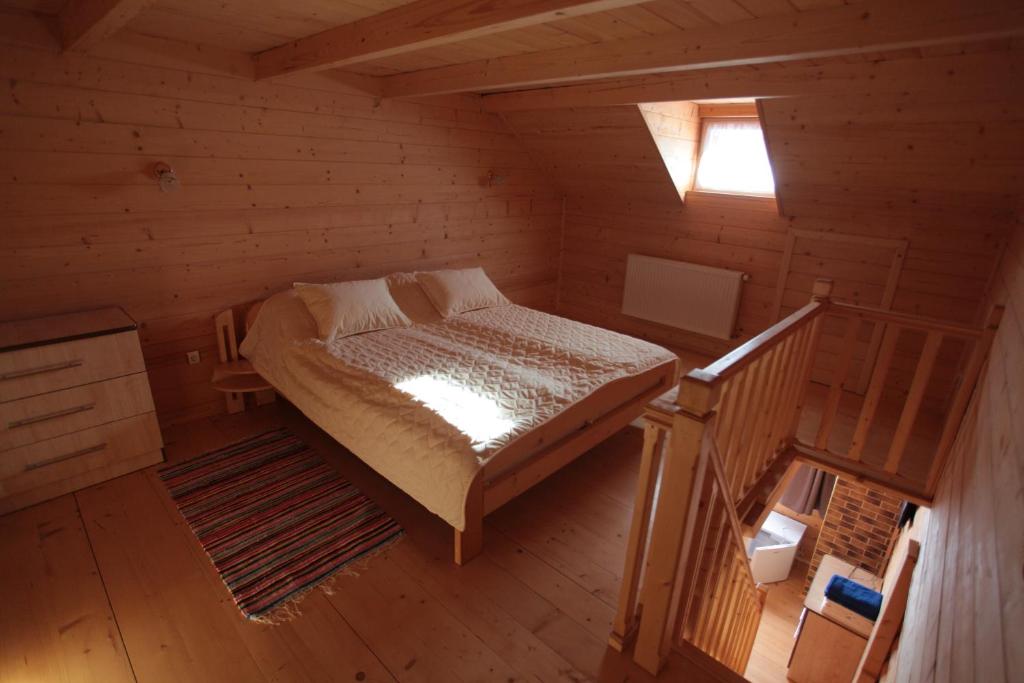 Postel nebo postele na pokoji v ubytování Sadyba Zatyshna