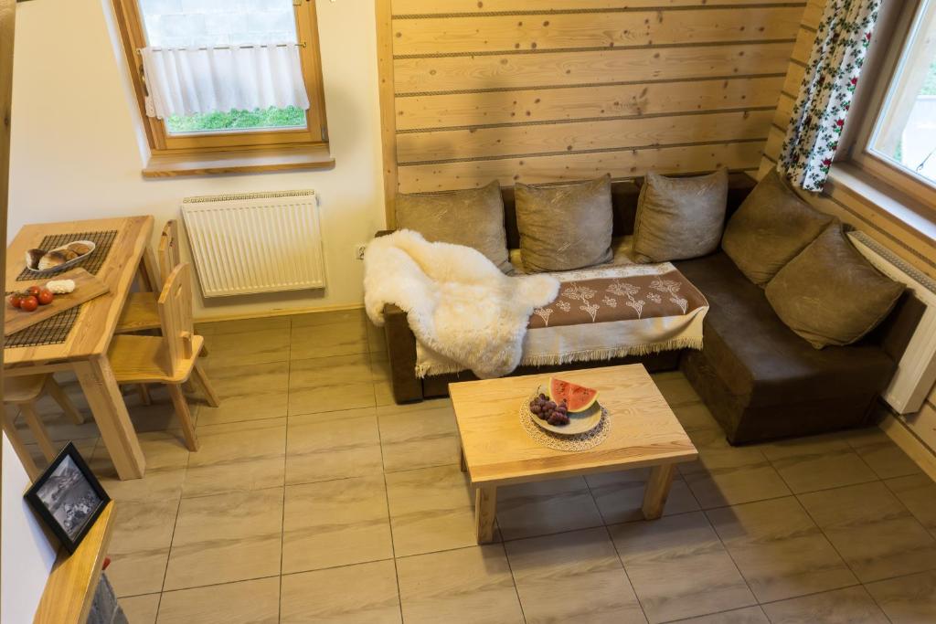 Posezení v ubytování Domki u Huberta