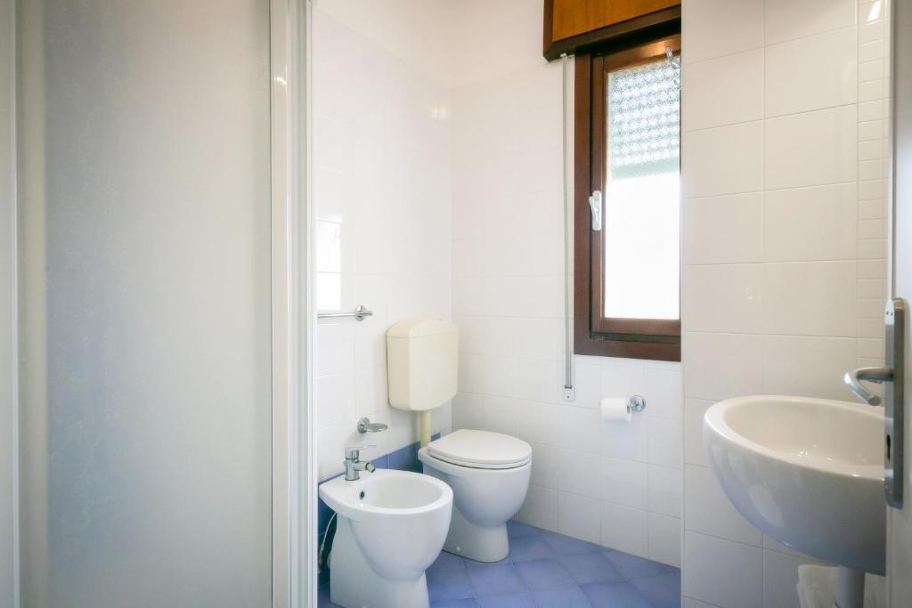 Koupelna v ubytování Hotel Verona