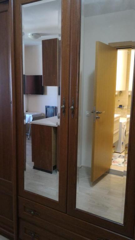 Kuchyň nebo kuchyňský kout v ubytování Tatyana Apartment