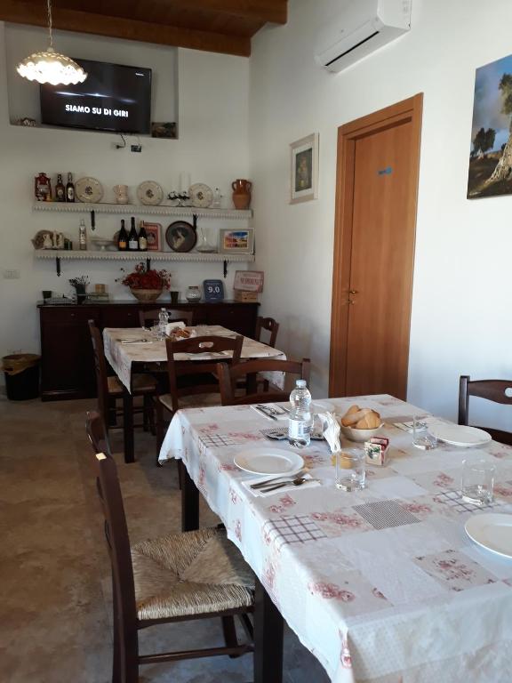 Posezení v ubytování B&B Salita Delle Pere