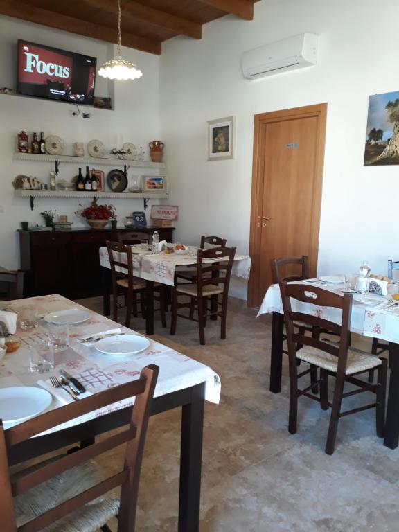 Restaurace v ubytování B&B Salita Delle Pere