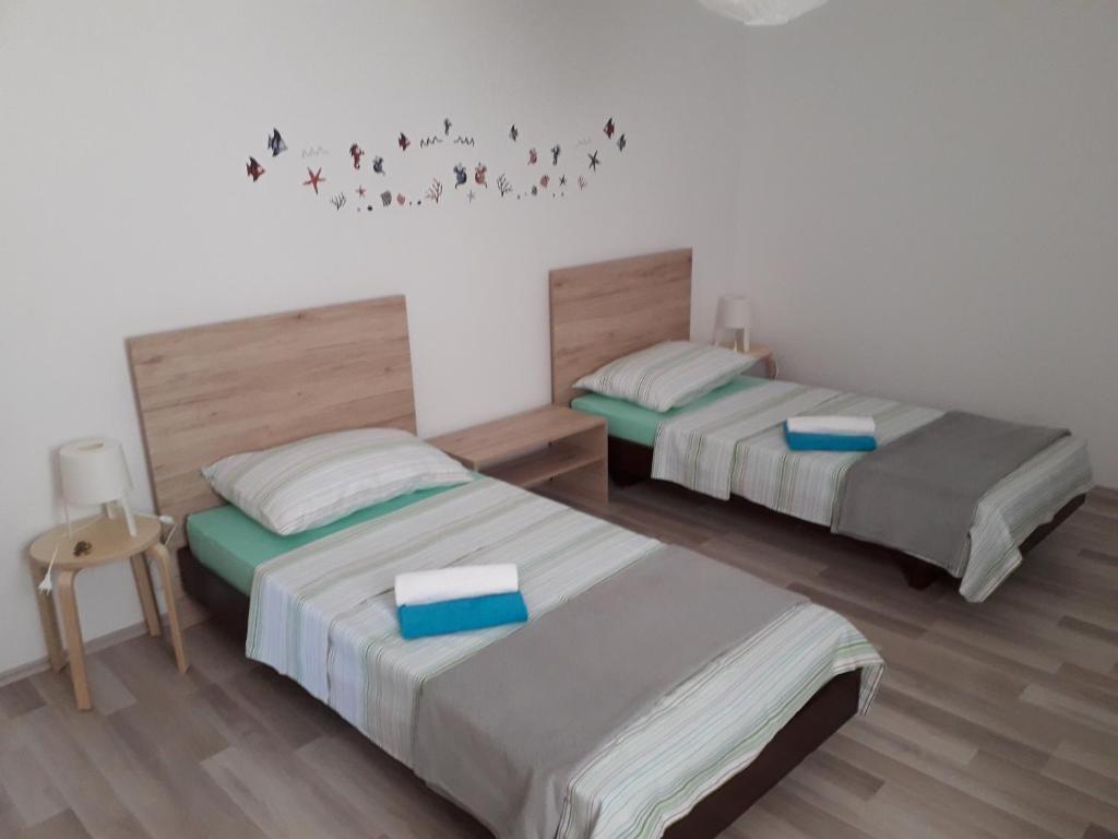 Postel nebo postele na pokoji v ubytování Luce