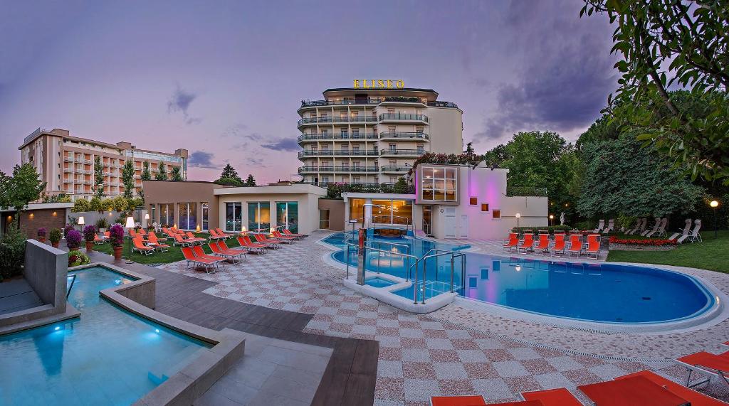 Bazén v ubytování Hotel Eliseo Terme nebo v jeho okolí