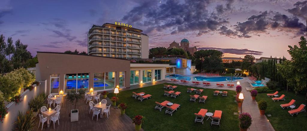 Bazén v ubytování Hotel Eliseo Terme nebo v jeho okolí