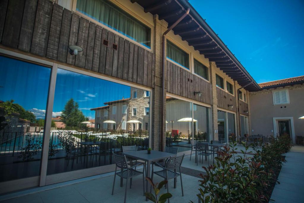 Balkón alebo terasa v ubytovaní Relais Madergnago