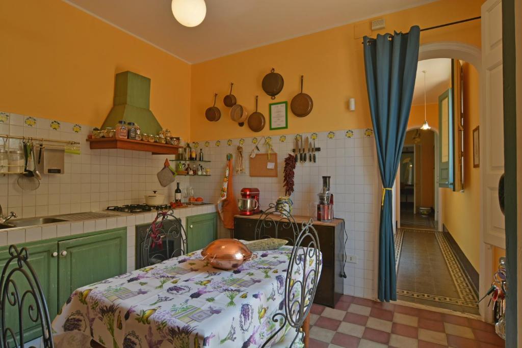 Kuchyň nebo kuchyňský kout v ubytování B&B di Charme Camelie Palazzo Nicotra