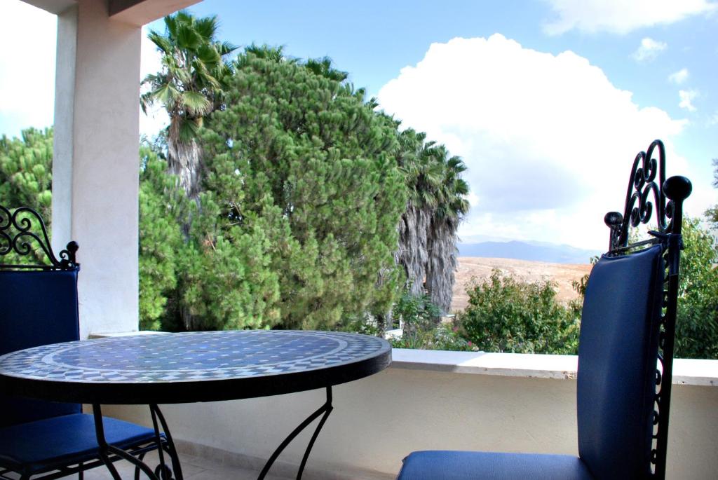 Balkón nebo terasa v ubytování Beit Shalom Historical boutique Hotel