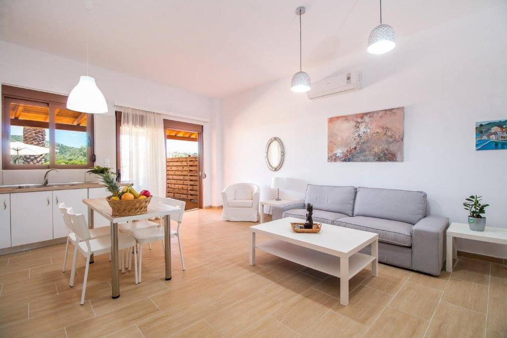 Posezení v ubytování Emerald Dream Apartment