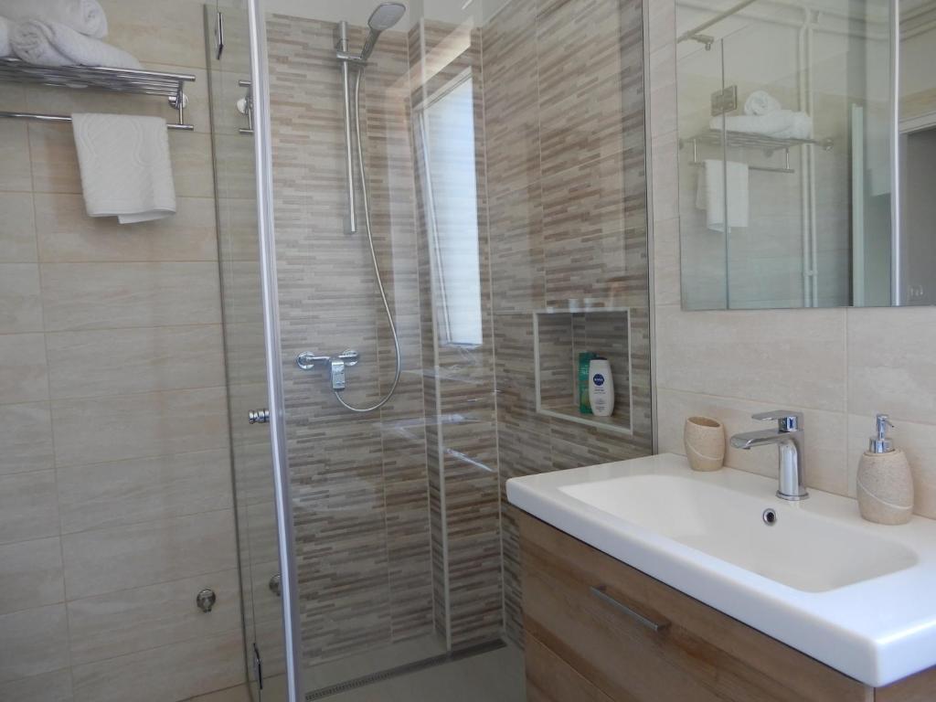 Kúpeľňa v ubytovaní Apartman Nia
