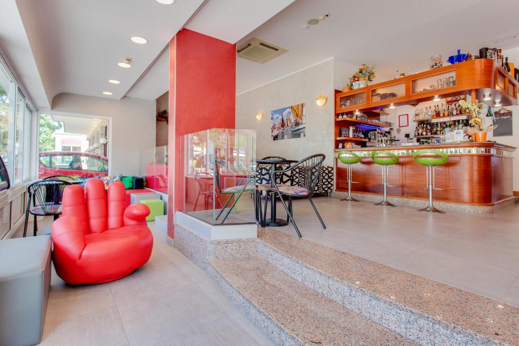 Posezení v ubytování Hotel Sandra