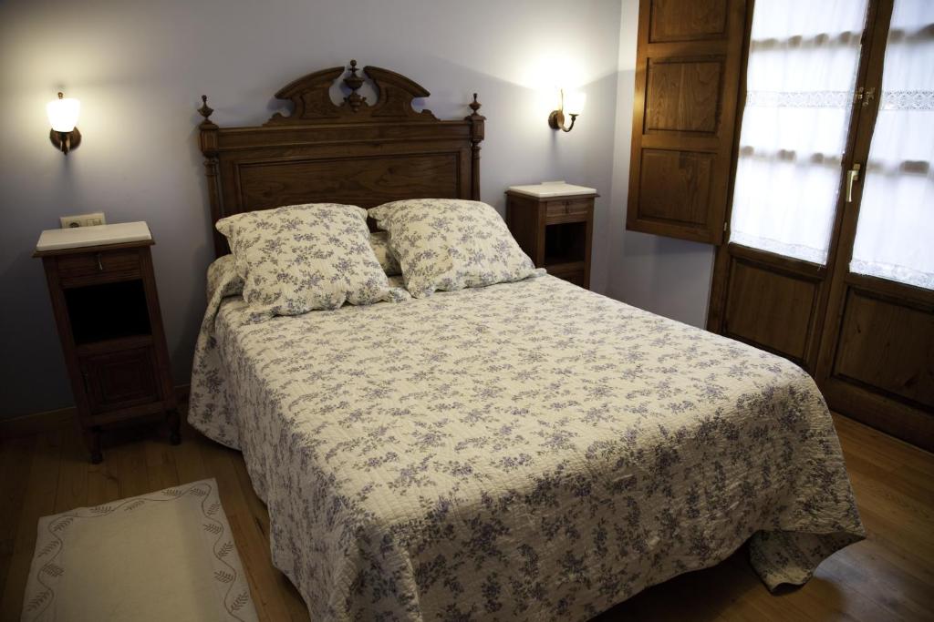 Letto o letti in una camera di Posada Fuentedevilla