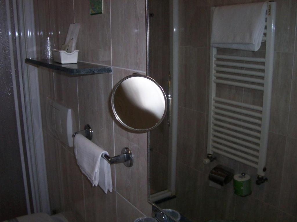 Koupelna v ubytování Hotel Caldin's