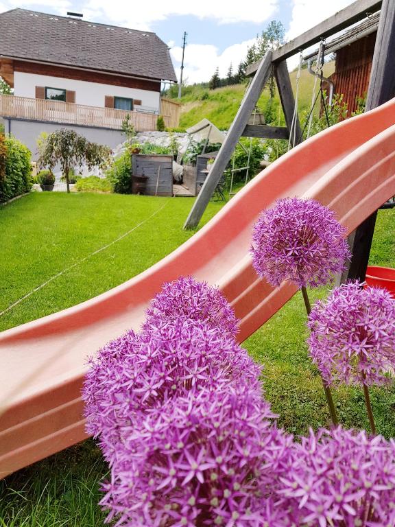 Vonkajšia záhrada v ubytovaní Ferienhaus Kristabauer