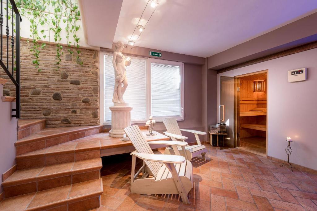 Posezení v ubytování Hotel Sole Mio