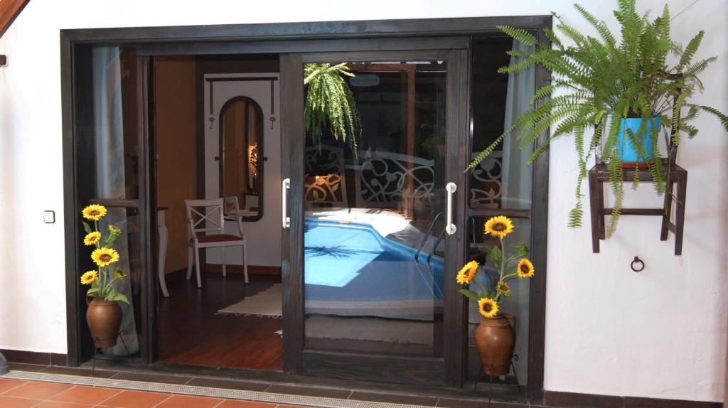 A patio or other outdoor area at Villa Spa Las Tinajas
