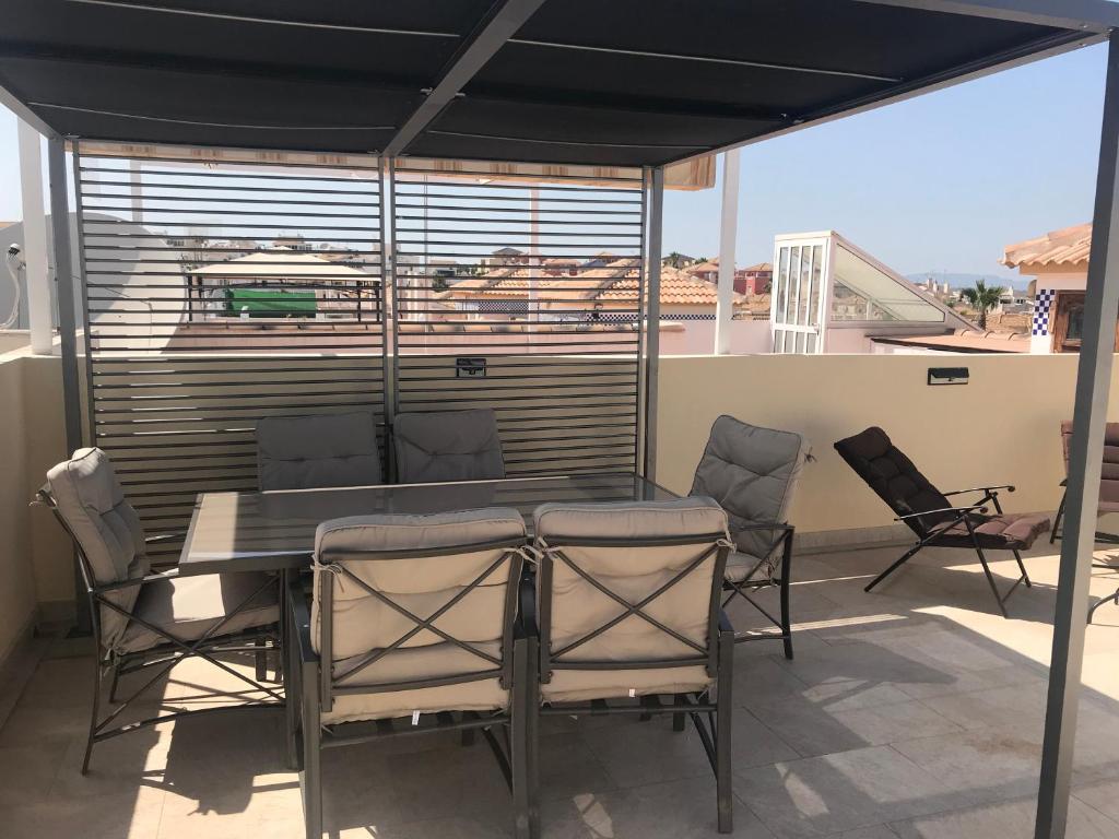 Balkón nebo terasa v ubytování Appartement avec Solarium