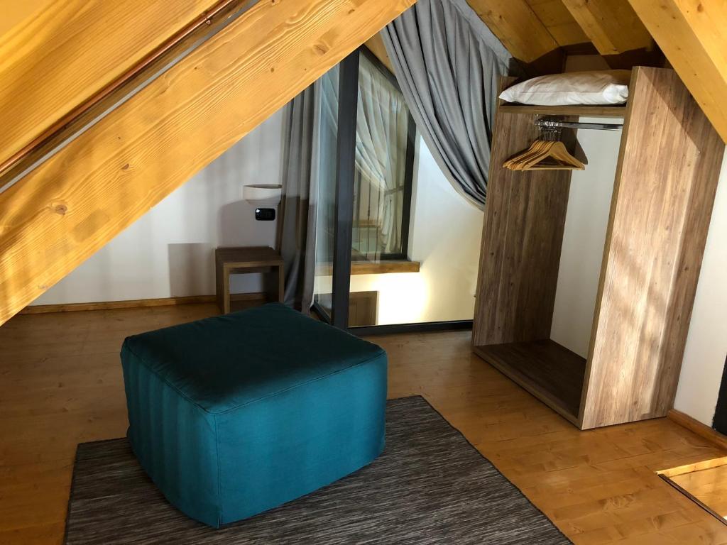 Posezení v ubytování NicoMat Rooms
