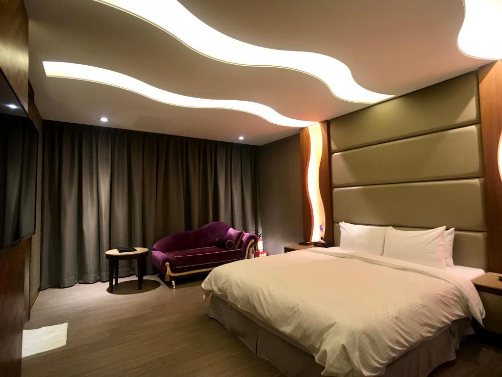 Postel nebo postele na pokoji v ubytování Moni Motel