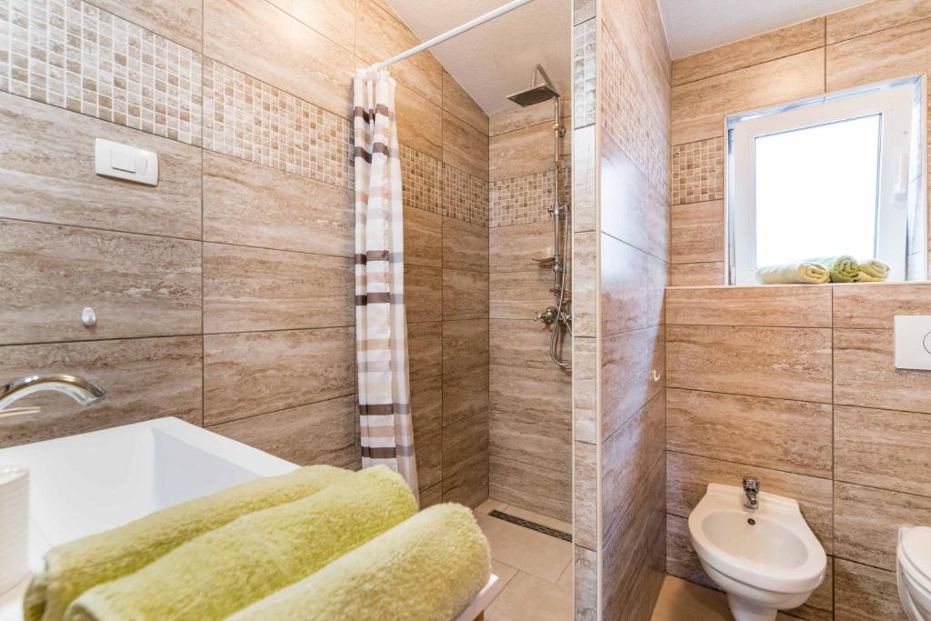 Kúpeľňa v ubytovaní Haus Rustica