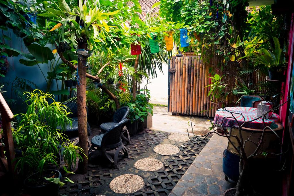 Zahrada ubytování Good Karma Yogyakarta
